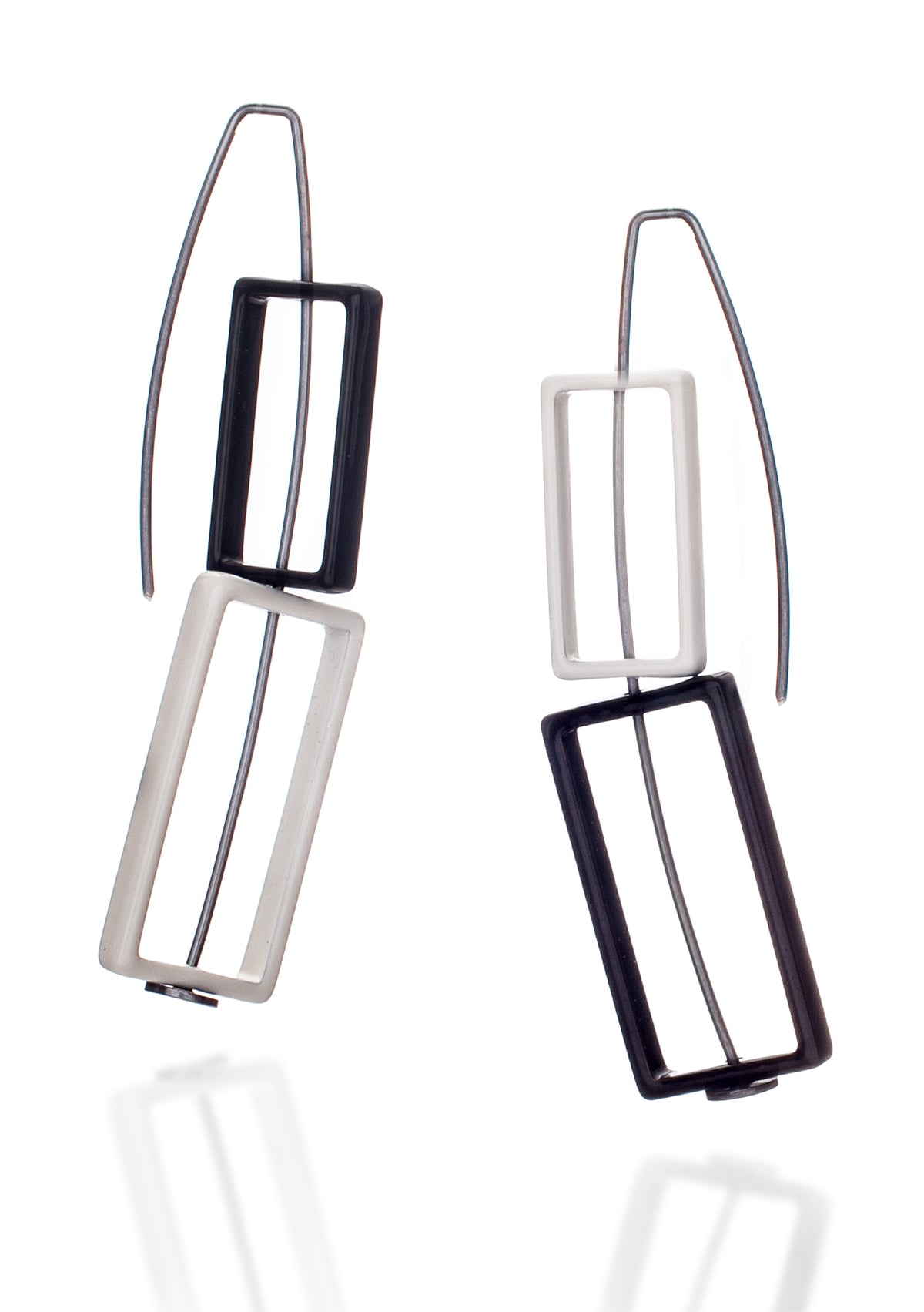 Double Rectangle Earrings