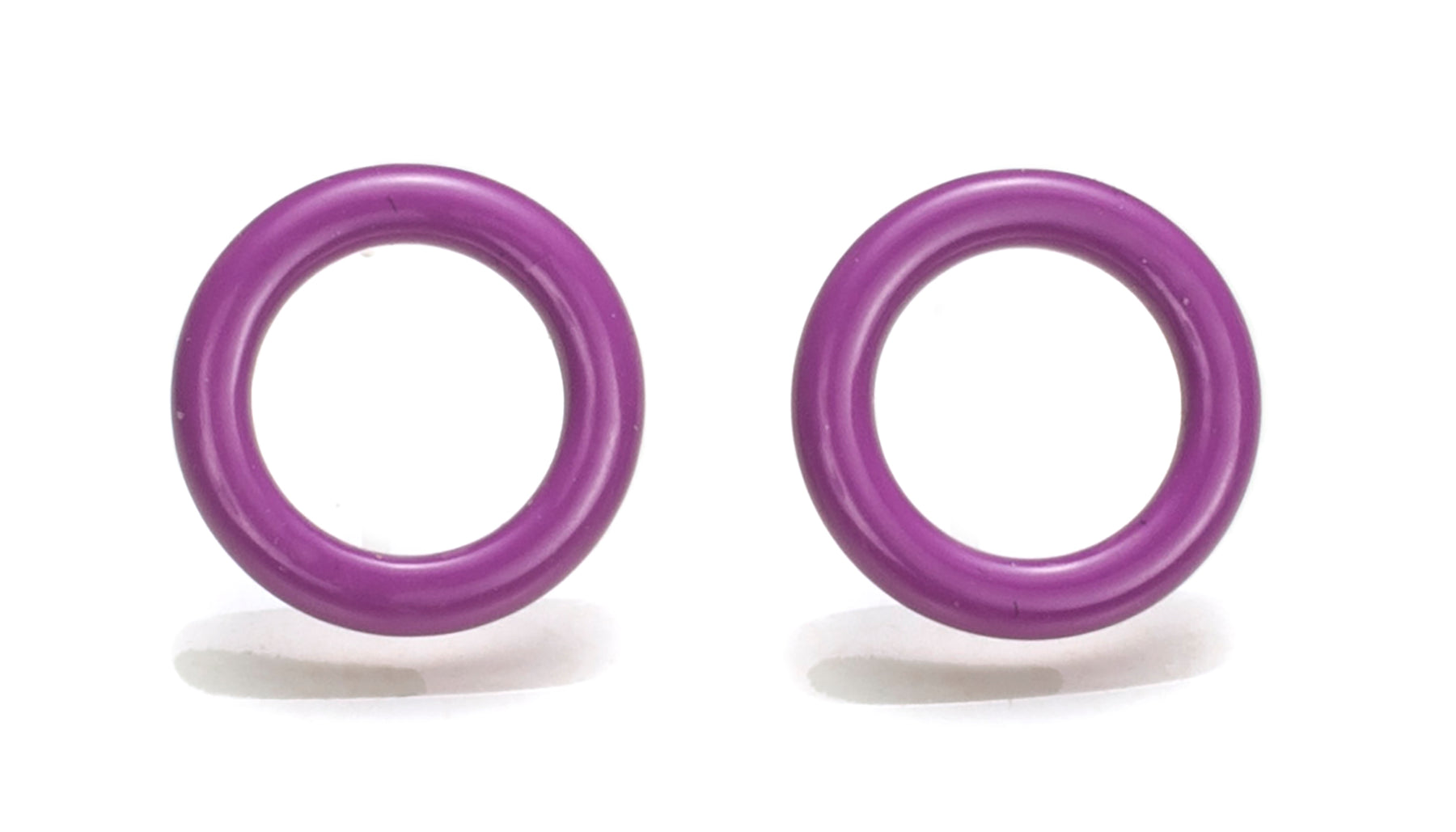 Mini Circle Post Earrings