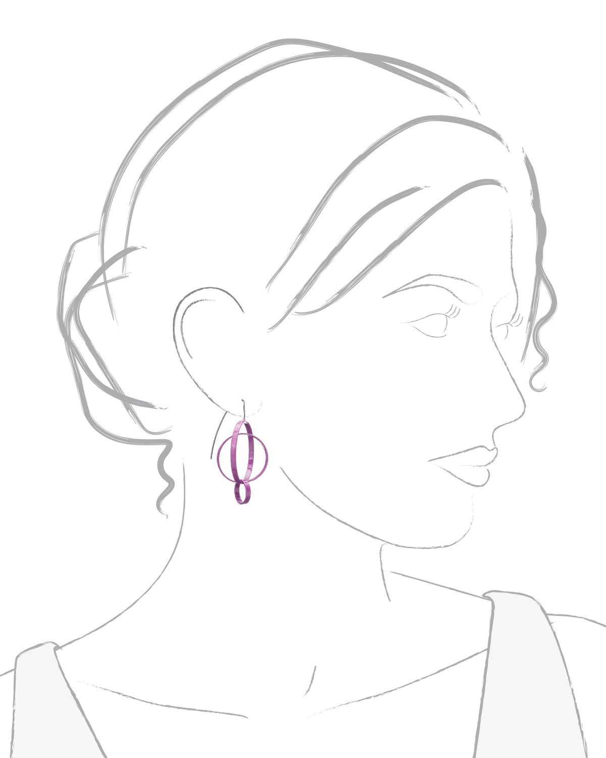 3 Circle Earrings