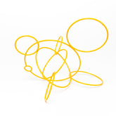 Circle Study Sculpture in Mustard