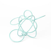 Circle Study Sculpture in Baby Blue