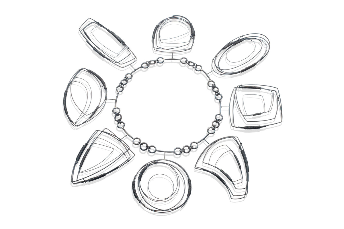 Steel Neckpiece Multiple Shapes