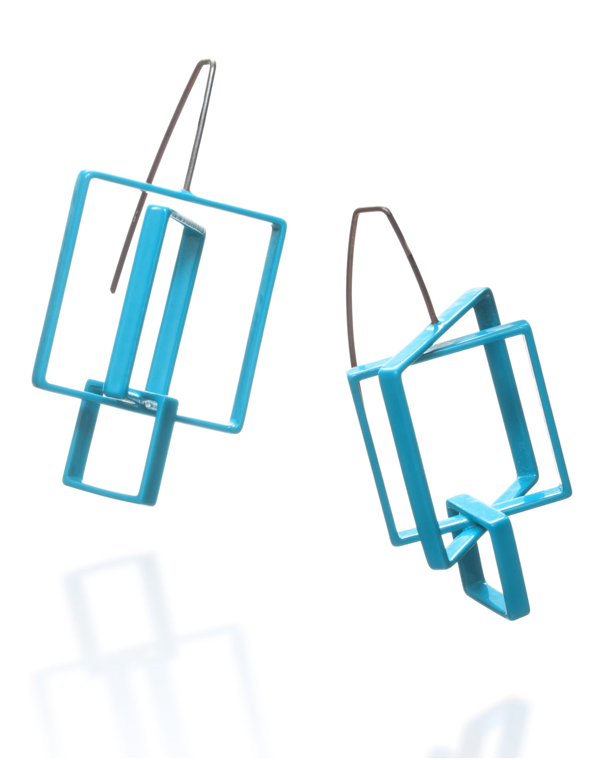 3 Square Earrings