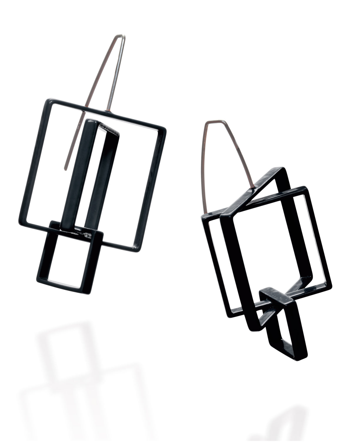3 Square Earrings