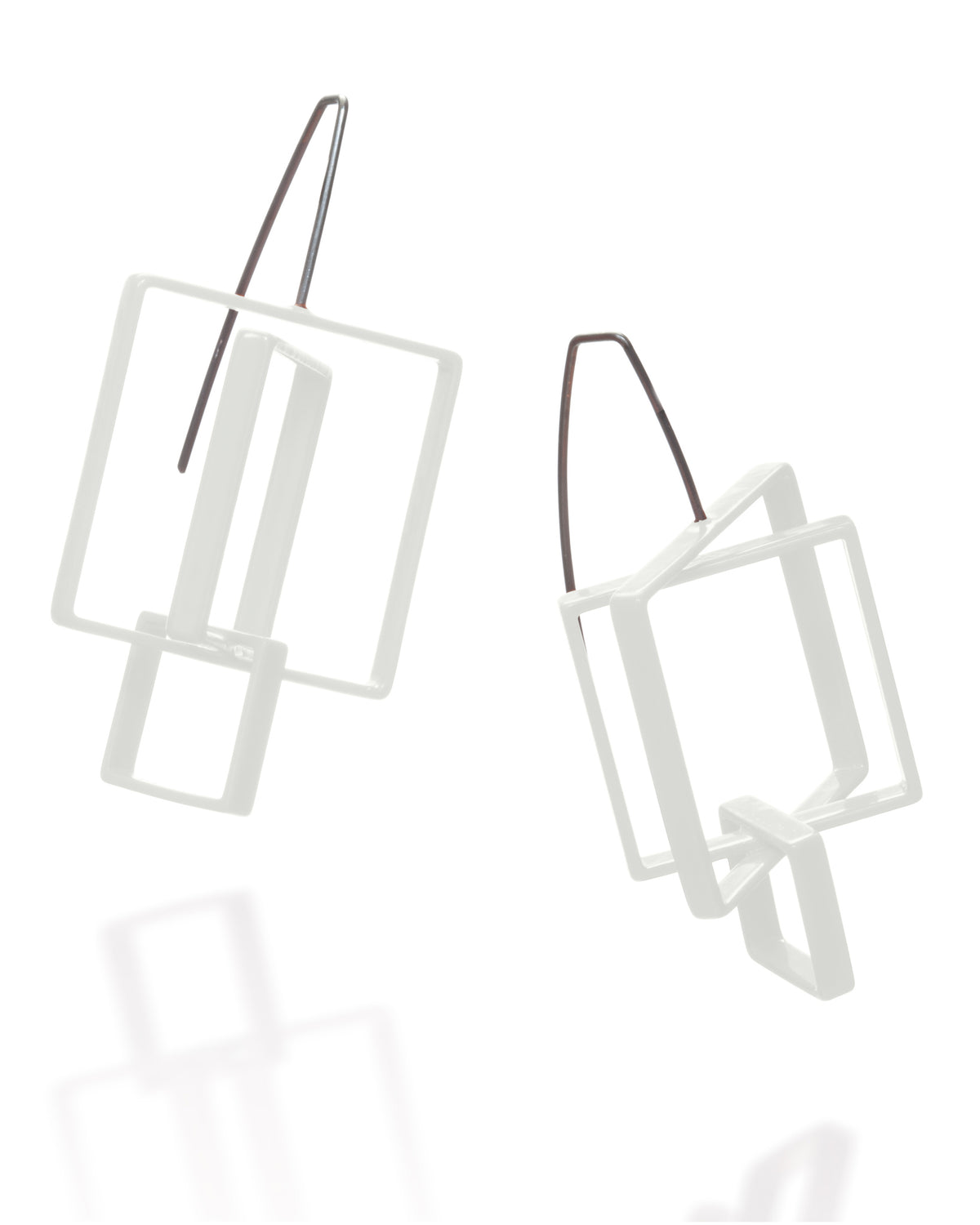 3 Square Earrings