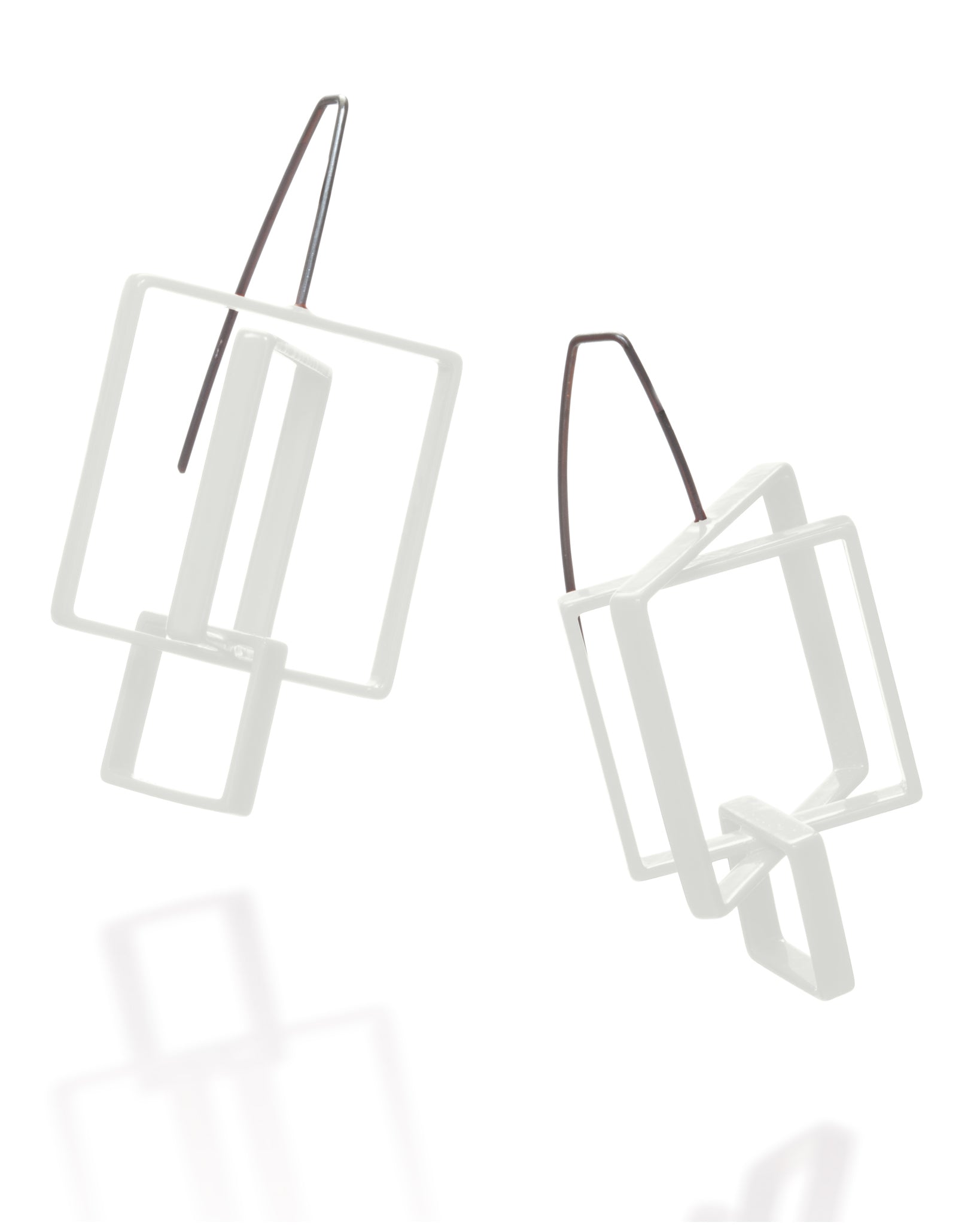 3 Square Earrings