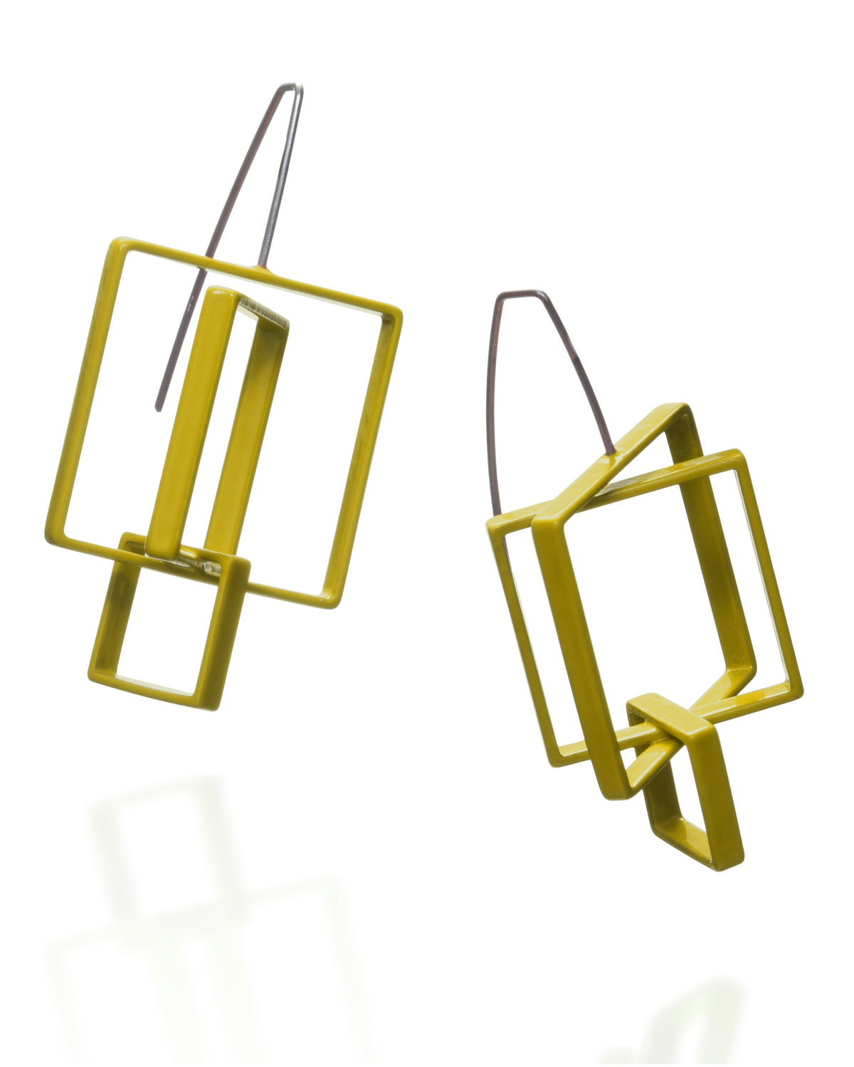 3 Square Earrings