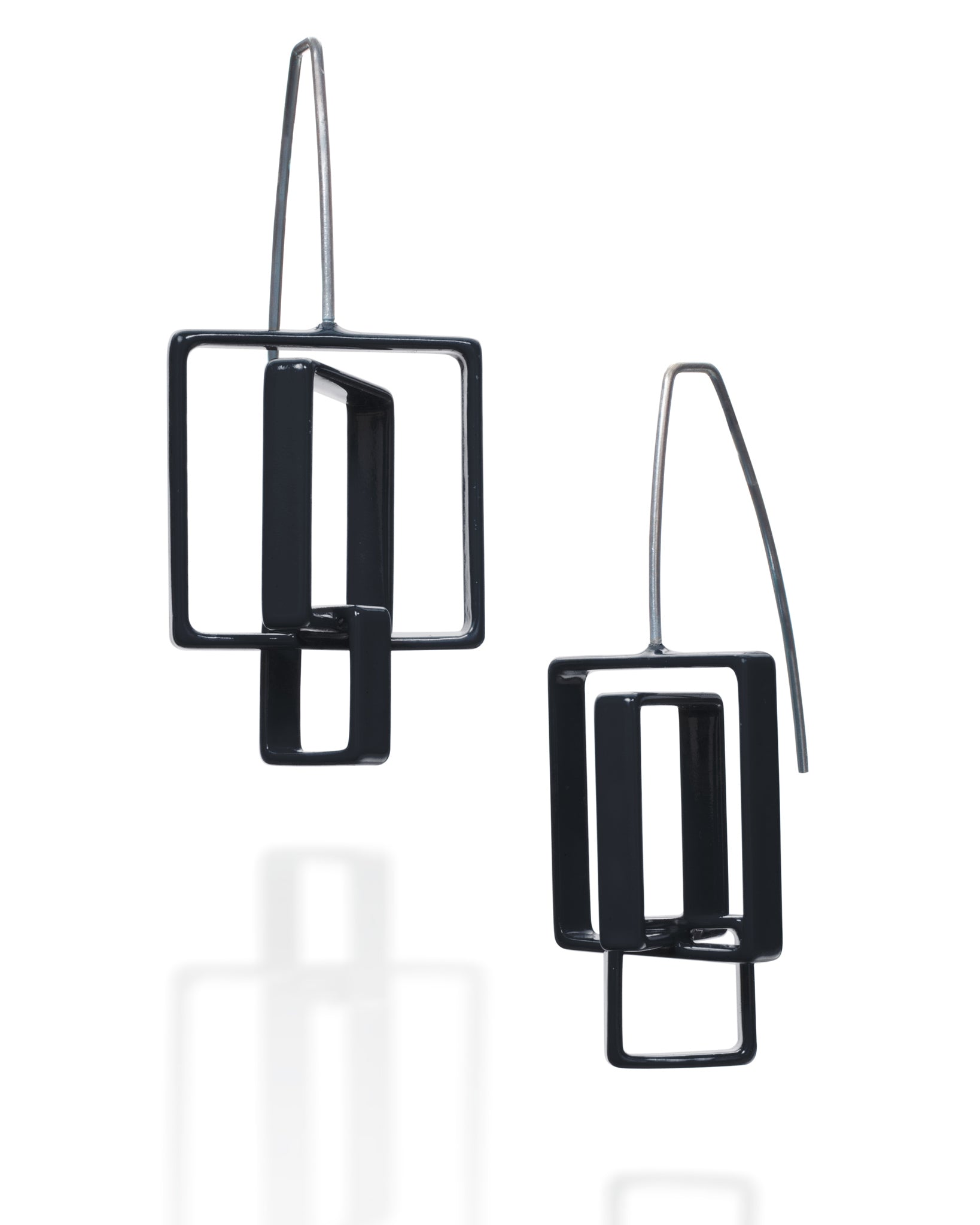 3 Square Earrings