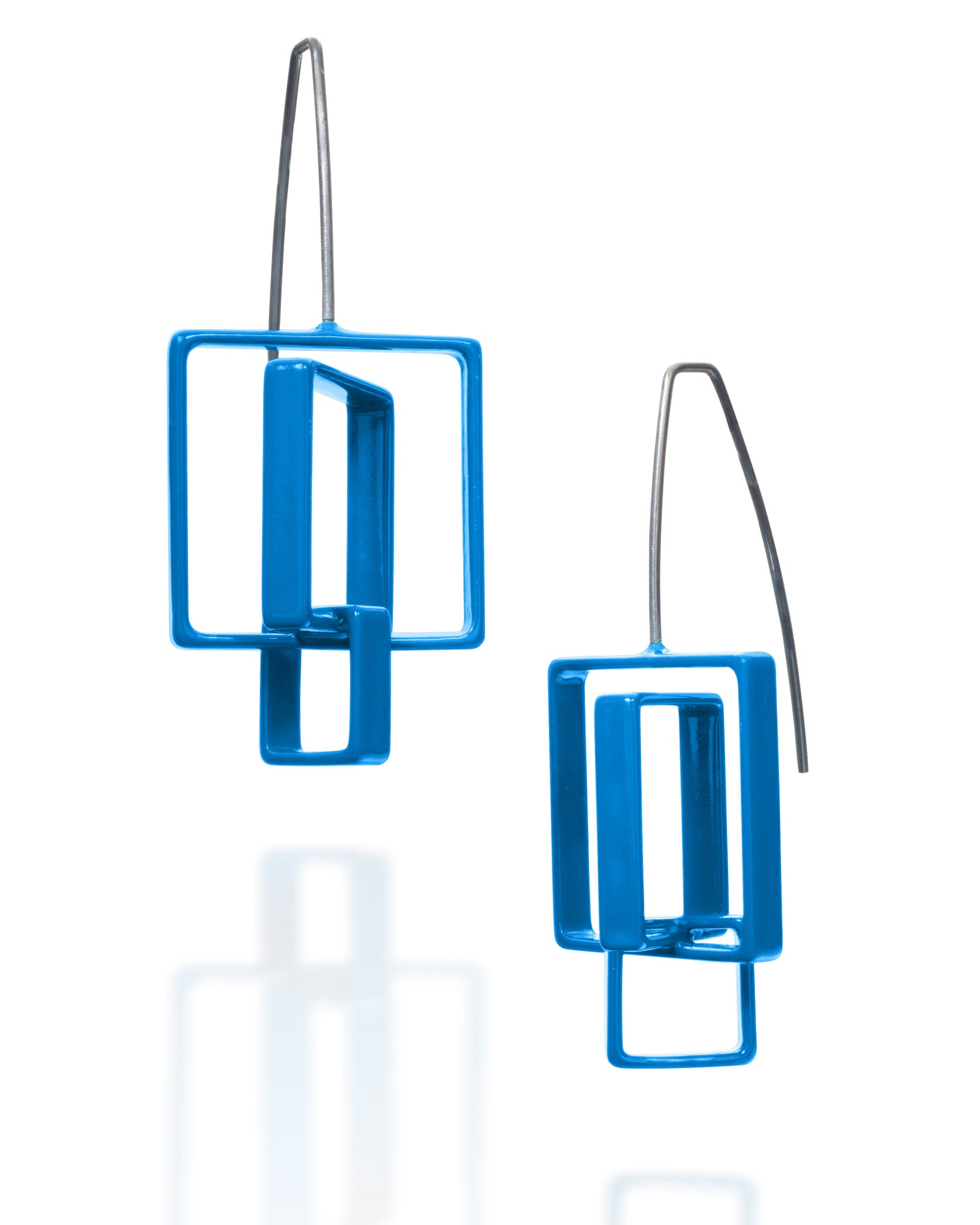 3 Square Earrings
