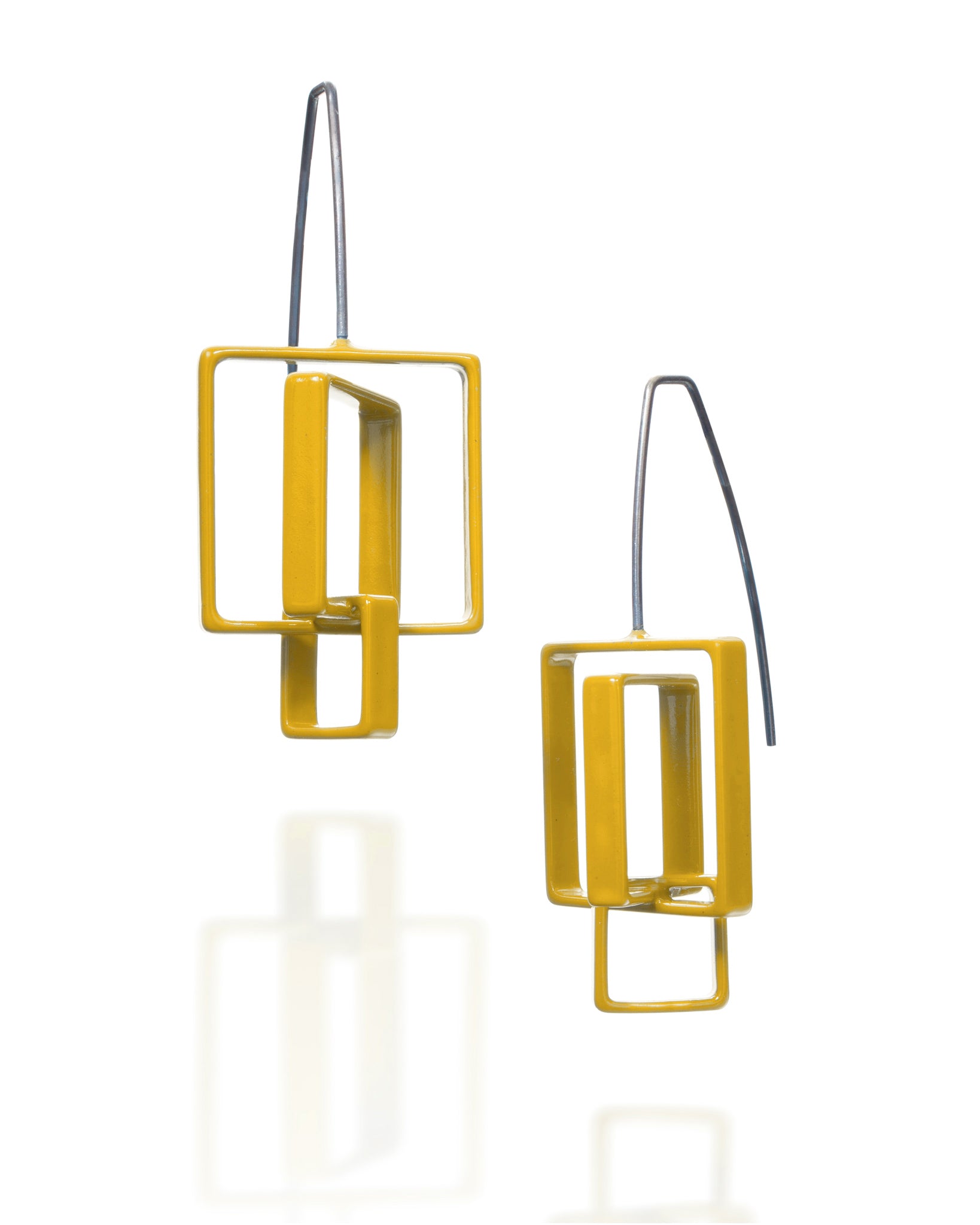 3 Square Earrings