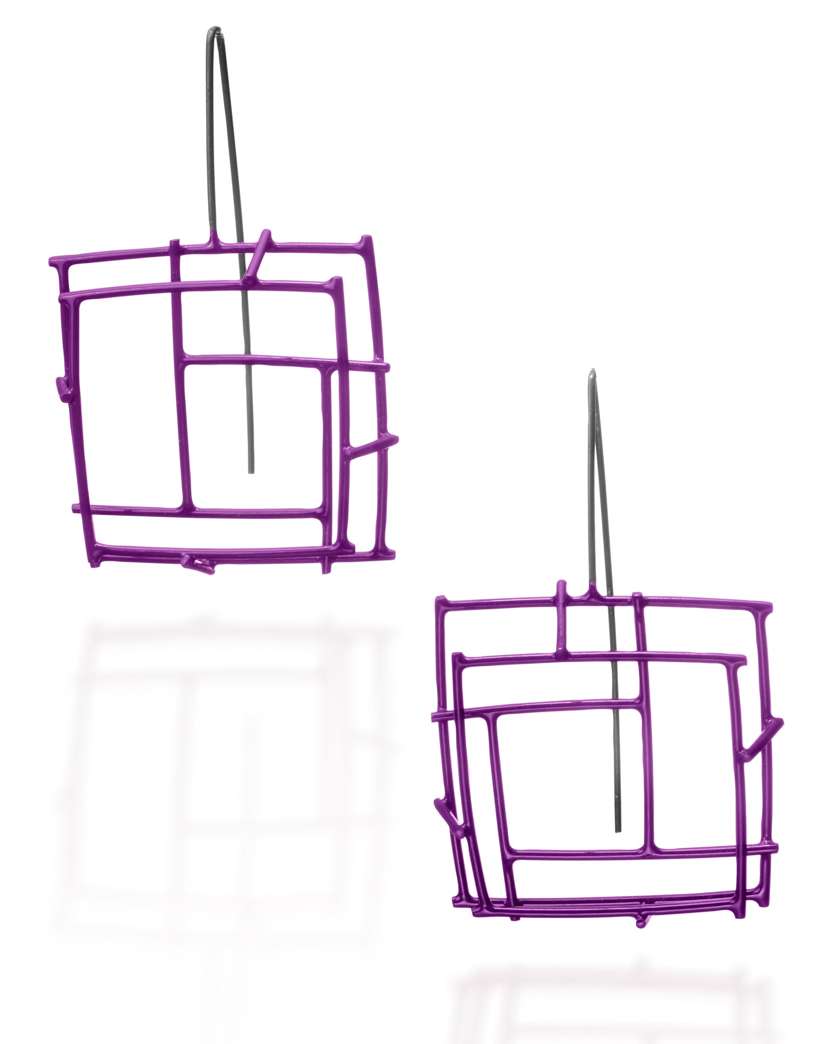 Square Structure Earrings