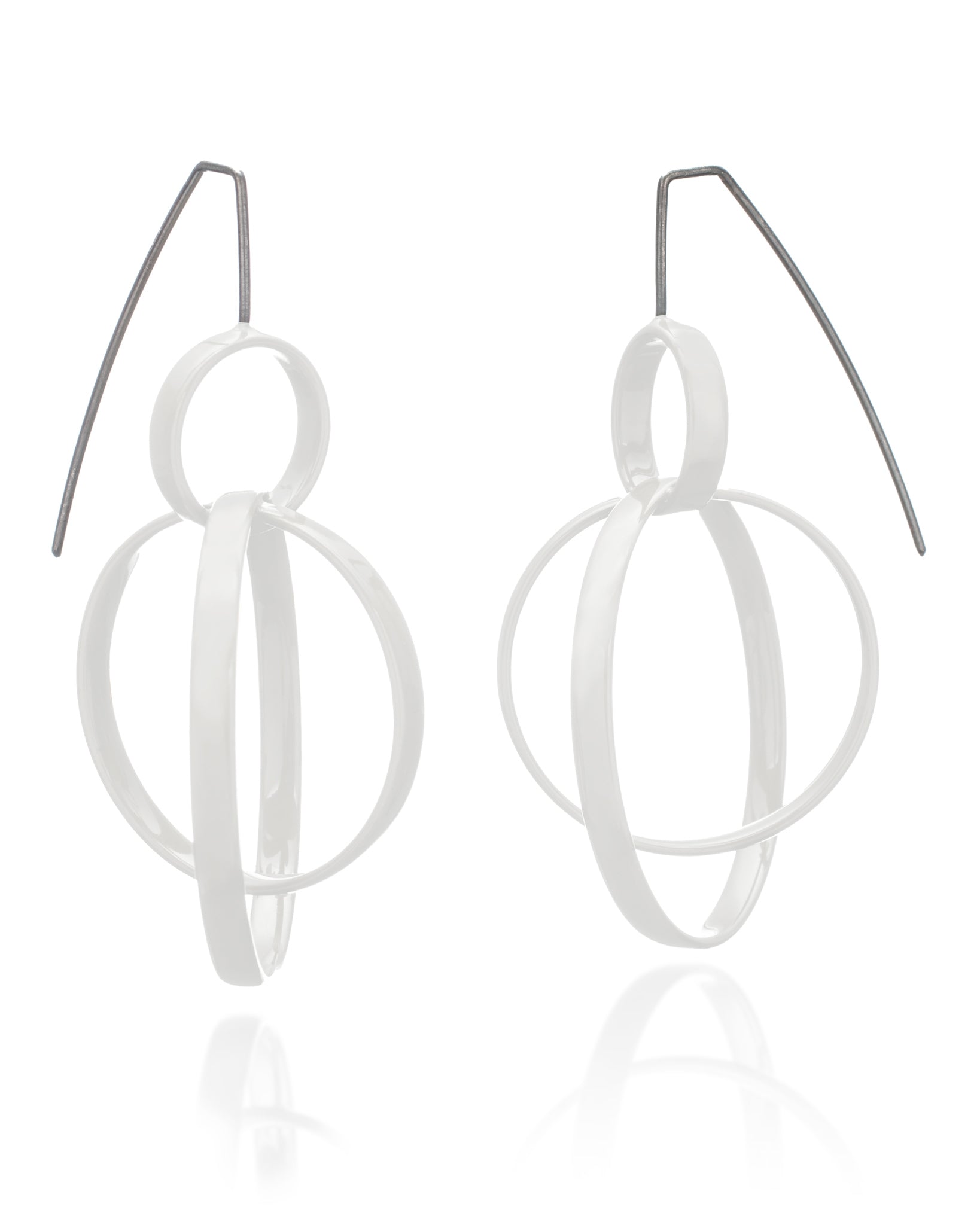 Small Top 3 Circle Earrings