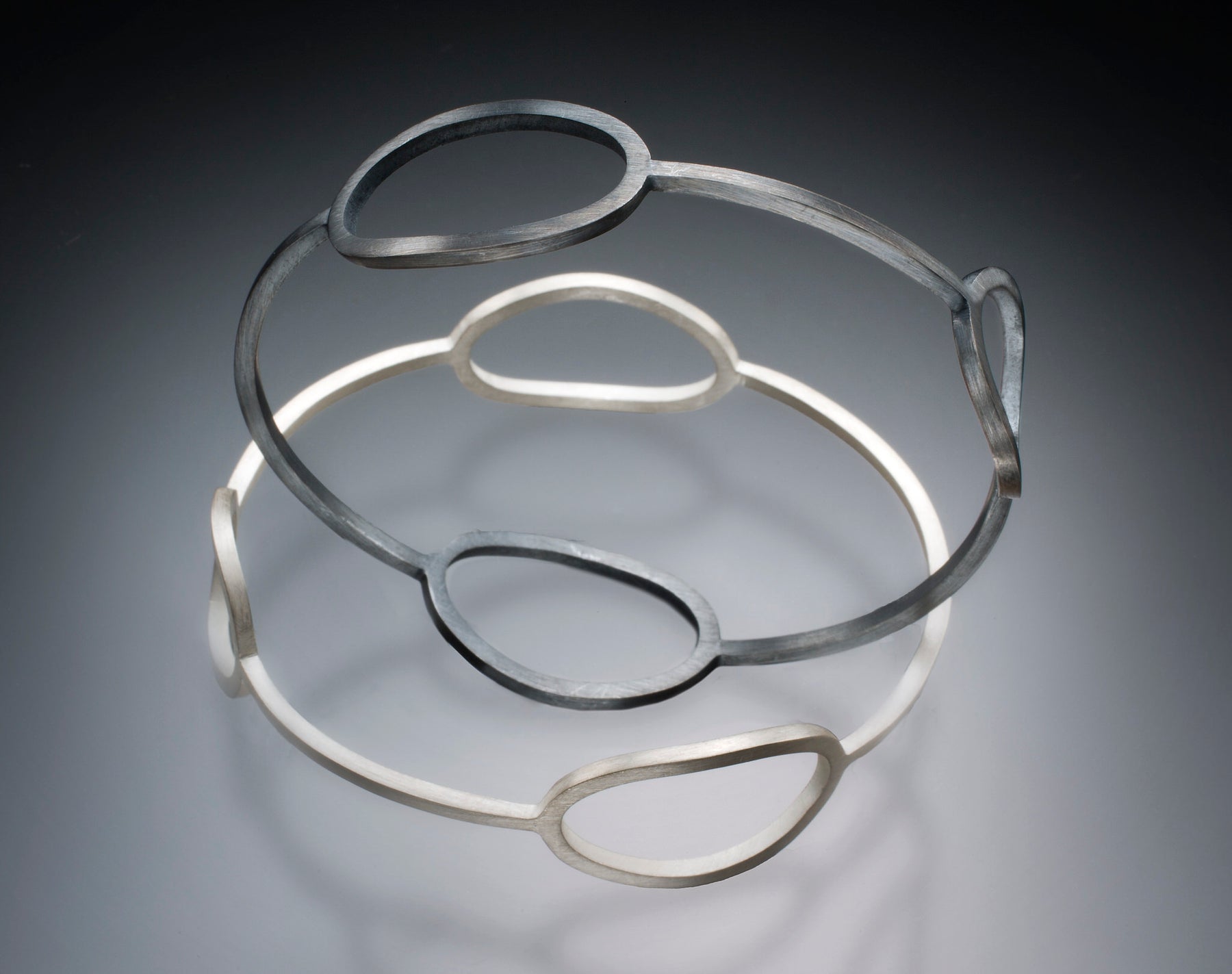 Circle & Oval Square Stock Bangle Bracelets