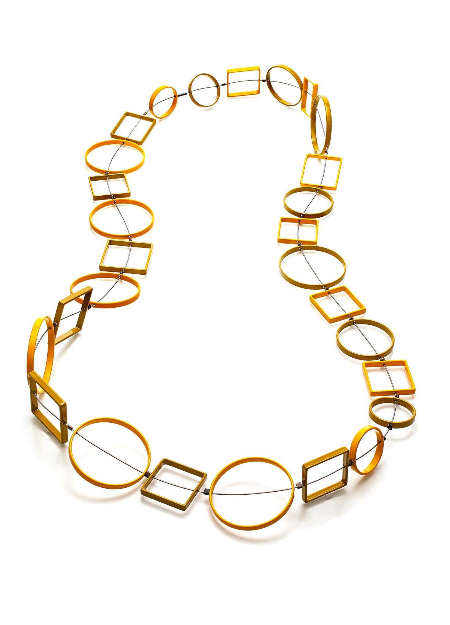 Square Circle Necklace