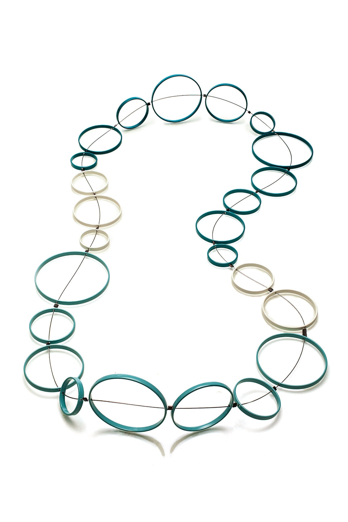3 Color Circle Necklace