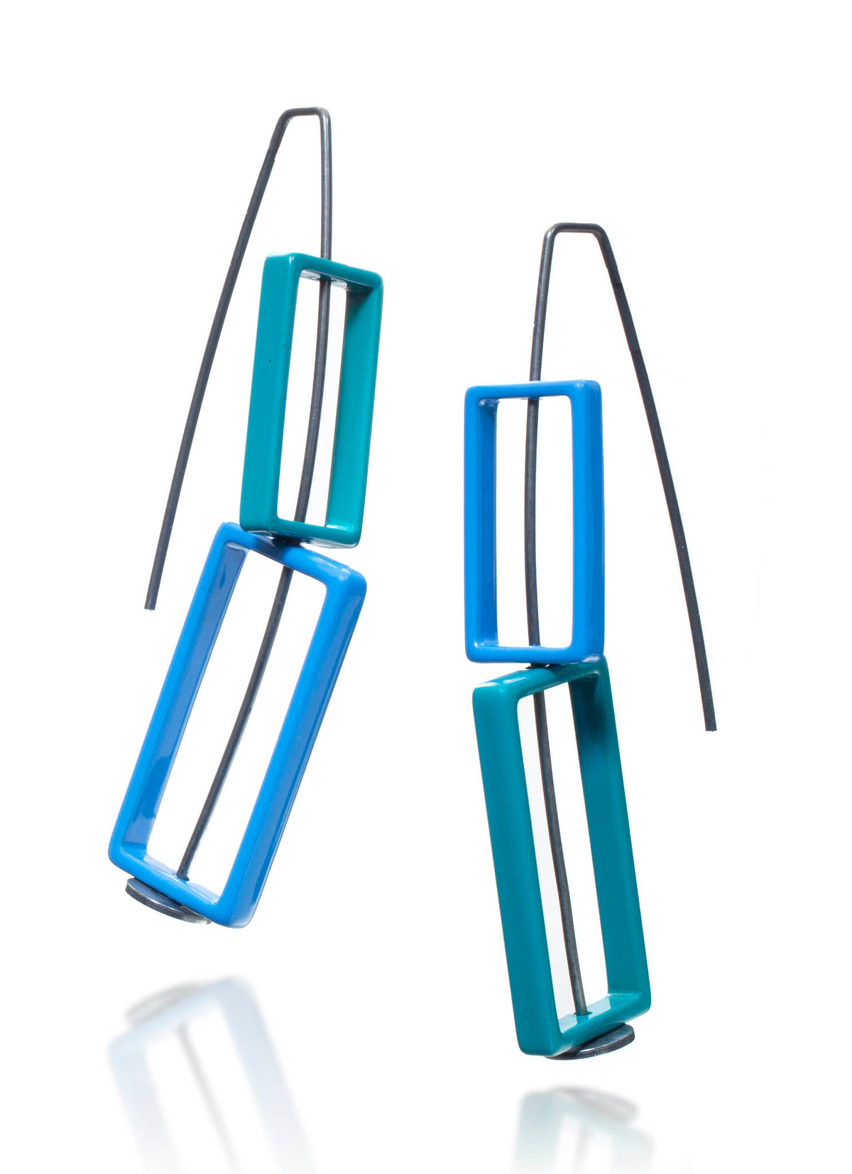 Double Rectangle Earrings
