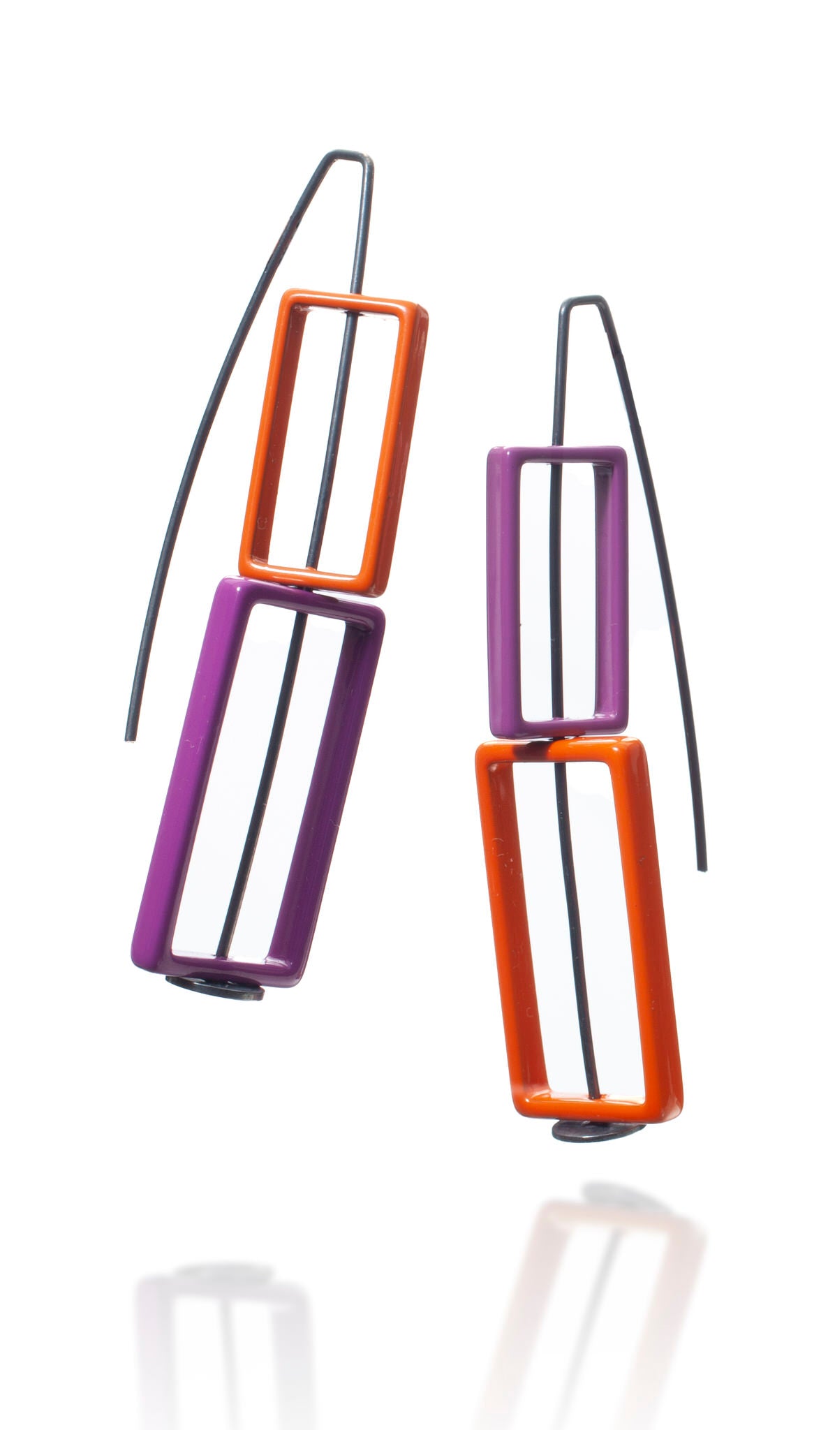 Double Rectangle Earrings