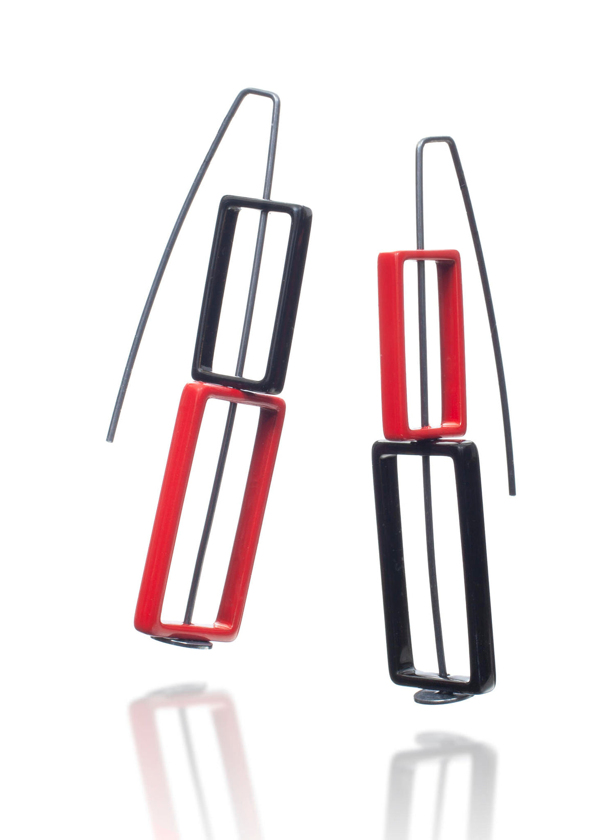 Double Rectangle Earrings