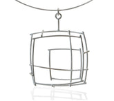 Square Structure Pendant in Sterling
