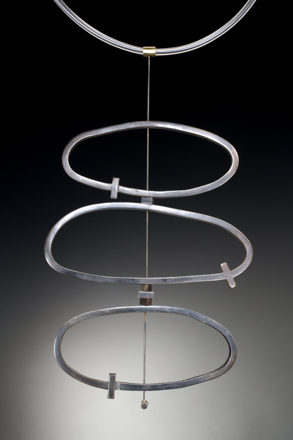 One-of-a-Kind Steel & 18K Yellow Gold Neckpiece