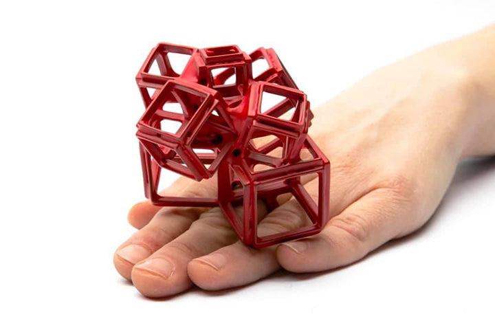 Red Squares Structure Ring