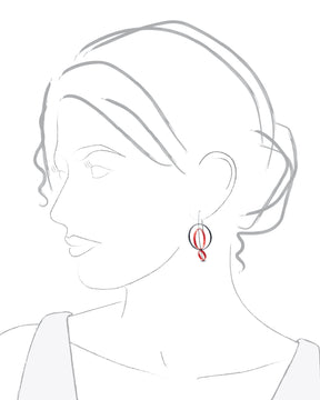 Moveable 3 Circle Earrings