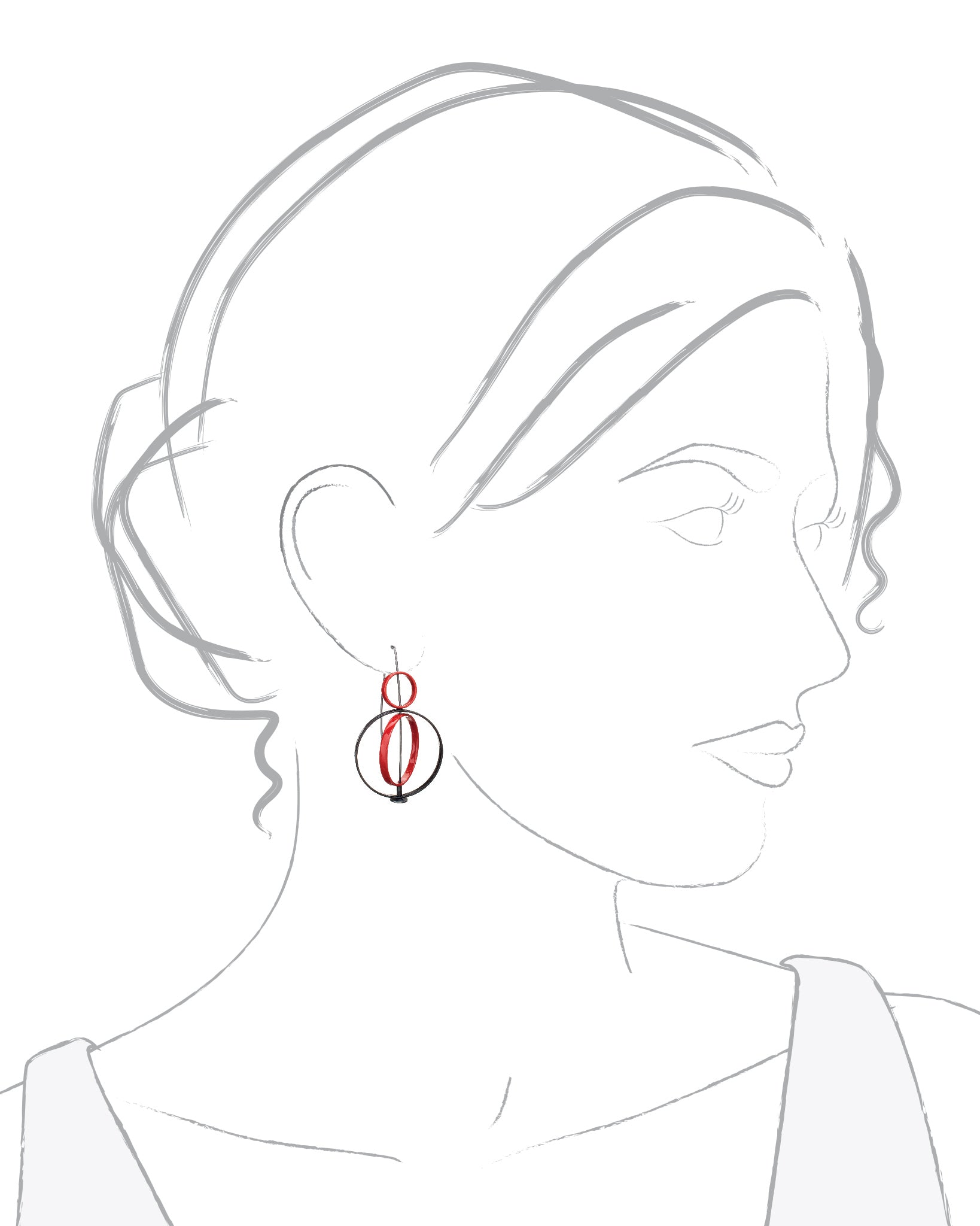 Earring Drawing PNG Transparent Images Free Download | Vector Files |  Pngtree