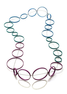 3 Color Circle Necklace