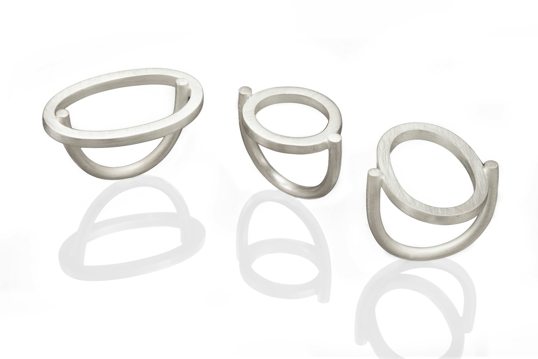 Oval and Circle Rings