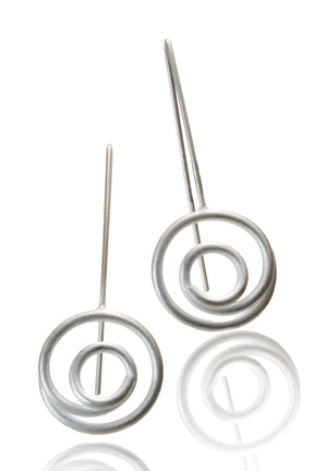 Small Circle in Circle Earrings