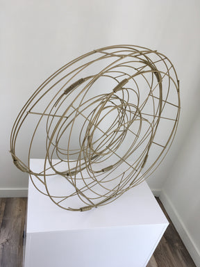 Circle Sculpture in Gold