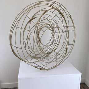 Circle Sculpture in Gold