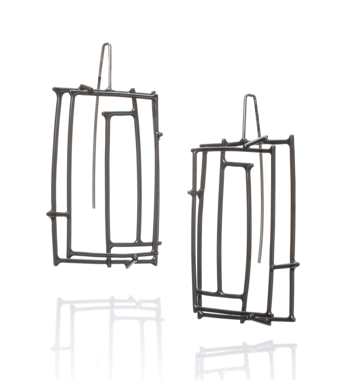 Rectangle Structure Earrings