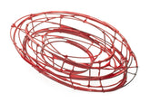 One-of-a-Kind Red Oval Bracelet